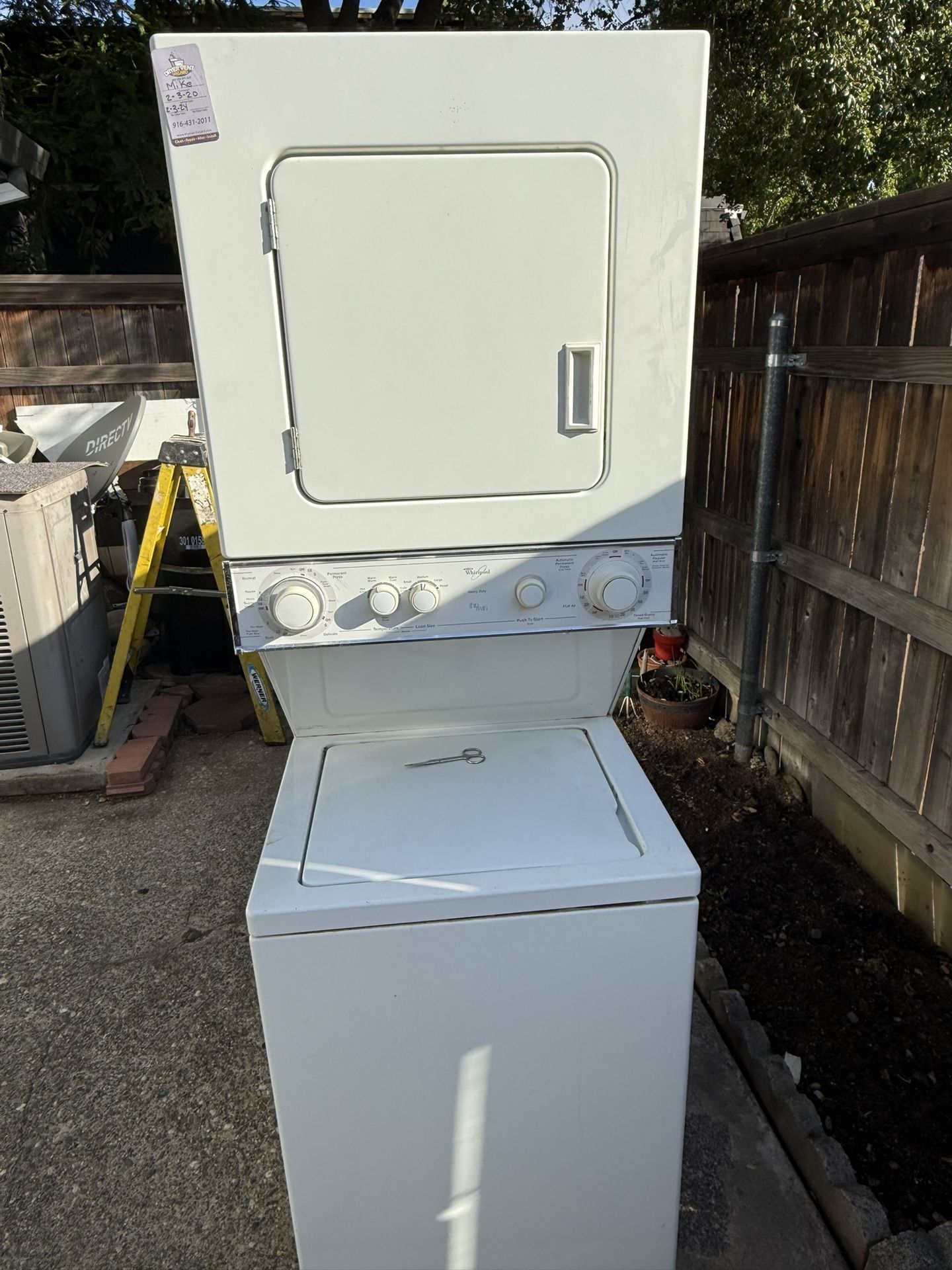 Washer And Dryer Stacked