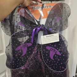 Witch  Halloween Costume Girl 6-8