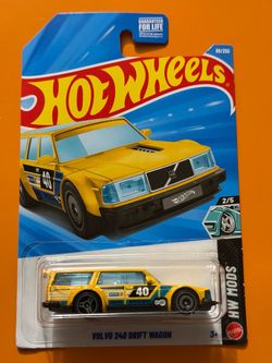 Hot Wheels 240 Drift Wagon Yellow HW Mods JDM - Brand New Sealed