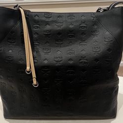 MCM Leather Hobo Bag