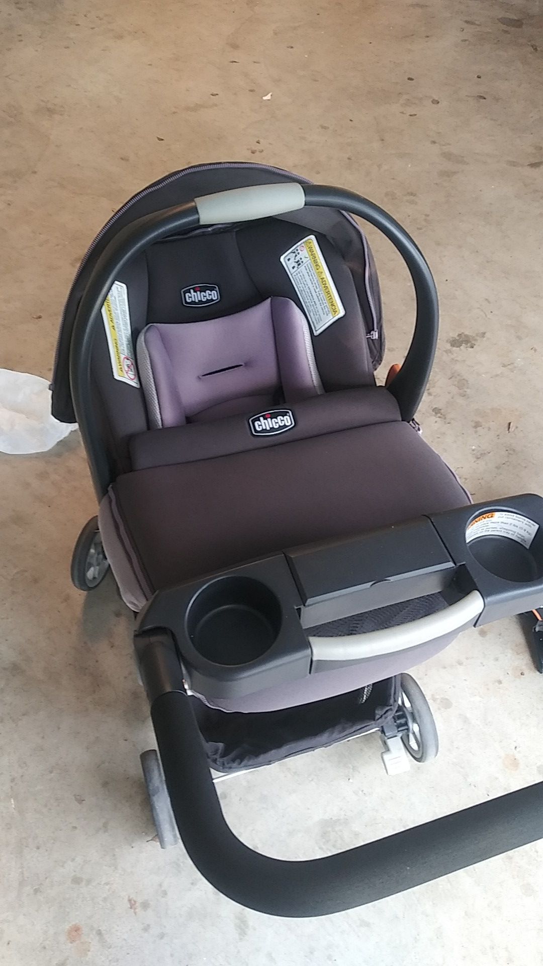Stroller and baby car seat..carreola y porta bebe