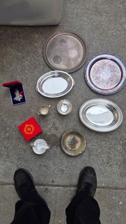 Plated silver