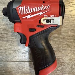 Milwaukee M12 FUEL 12V Lithium-Ion Brushless Cordless 1/4 in. Hex Impact Driver (Tool-Only‼️)