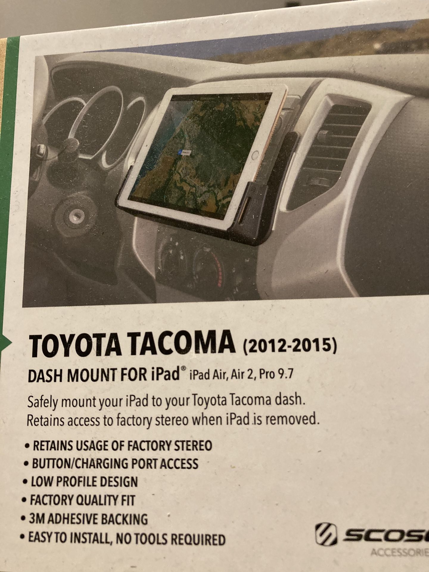 Toyota tacoma Dashboard iPad or tablet mounts