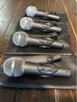 4 SM58 mics