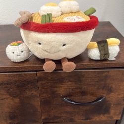 Jellycat Ramen & Sushi 