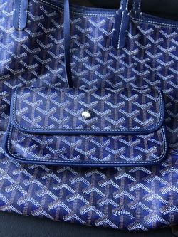 Goyard Saint Louis Tote PM Navy Blue