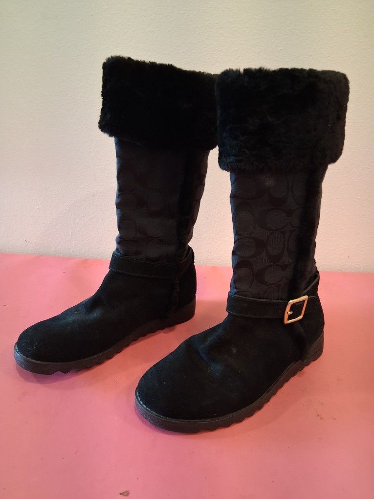 Coach Boots Sz 7 ½