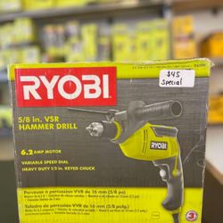 Ryobi hammer drill online d620h