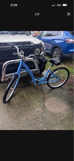 Manhattan Smoothie Blue Cruiser Bicycle