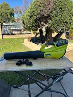 Ryobi 40V Lithium Cordless Leaf Blower with Battery and Charger