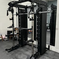 Smith Machine , Squat Rack , Bench Press , Leg Press , Pulley System Machine For Your Weights 