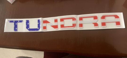 2014-2021 tundra emblem insert for tailgate