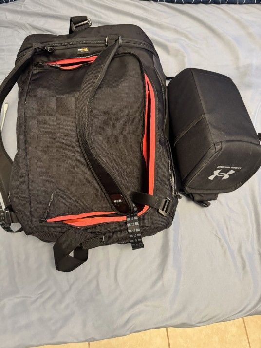 UA Triumph Backpack Duffle And Samll Cooler