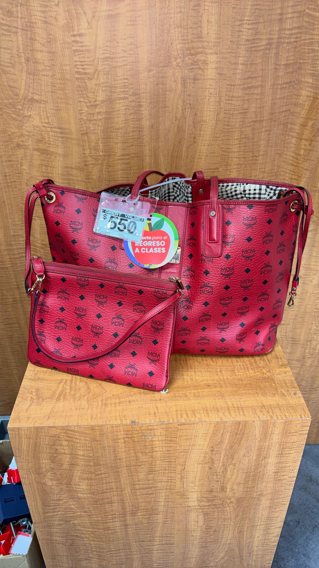 MCM “Liz Visetos” reversible  Tote