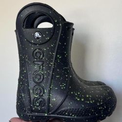 Crocs Toddler Rain Boots Size 6 *Glow in the Dark*