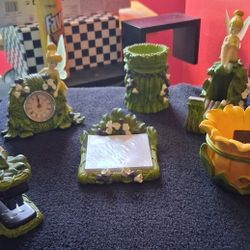 Vintage Disney Tinkerbell 5-pc Desk Stationary Set Tinker Bell