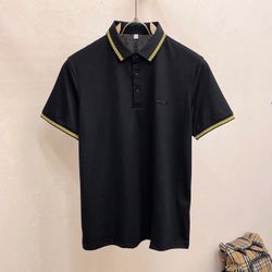 Fendi Black Polo Shirt New 