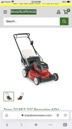 Brand New Toro 60v Lawnmower Tool Only