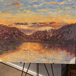 River Watch Vista Painting By Joshua Lance 