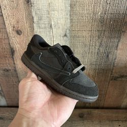 Jordan 1 Low • Travis Scott Velvet Brown • Size TD 10C • DS