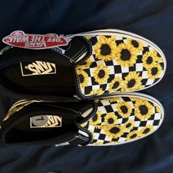 Sunflower Vans ! Brand New 