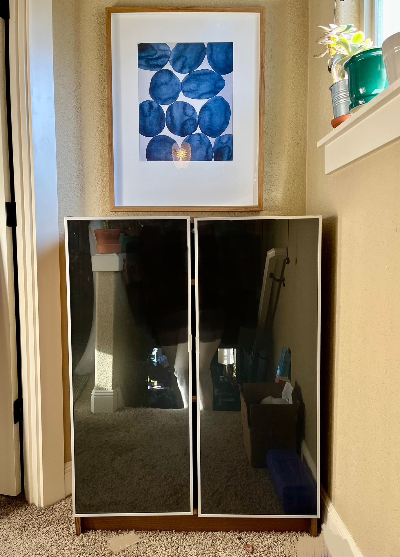 IKEA Billy Bookshelf With Glass Doors