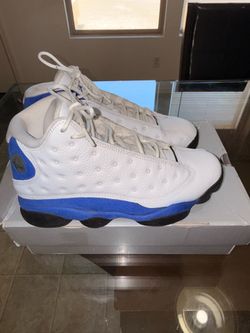 Air Jordan 13 Retro White Hyper Royal size 9 men