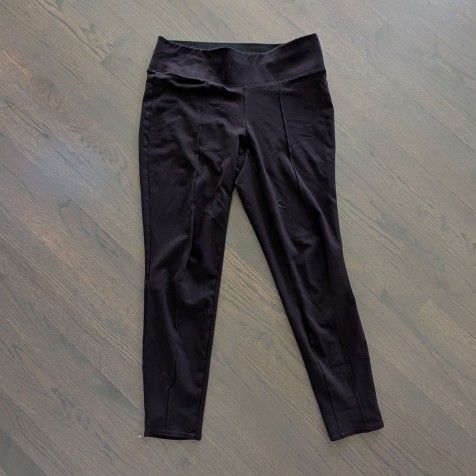 Nine West Seamed Tummy Control Pointe Leggings, Large