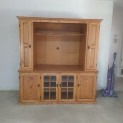 Oak Entertainment center