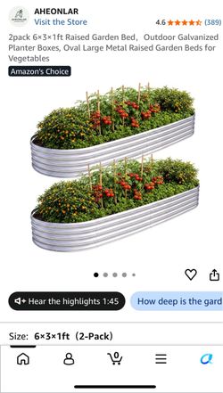 Raised garden beds