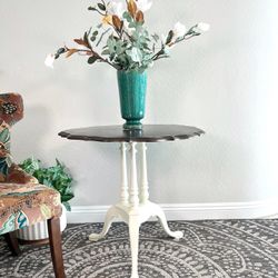 Small Accent Table - Folds Into Beautiful Storage! 