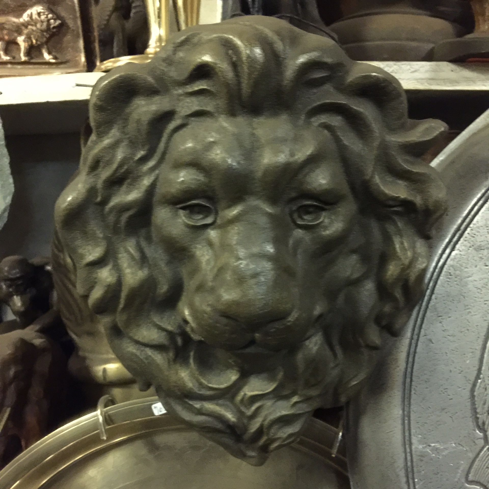 Cast Iron Lion Head