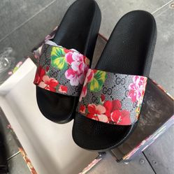 Gucci Flower Slides 