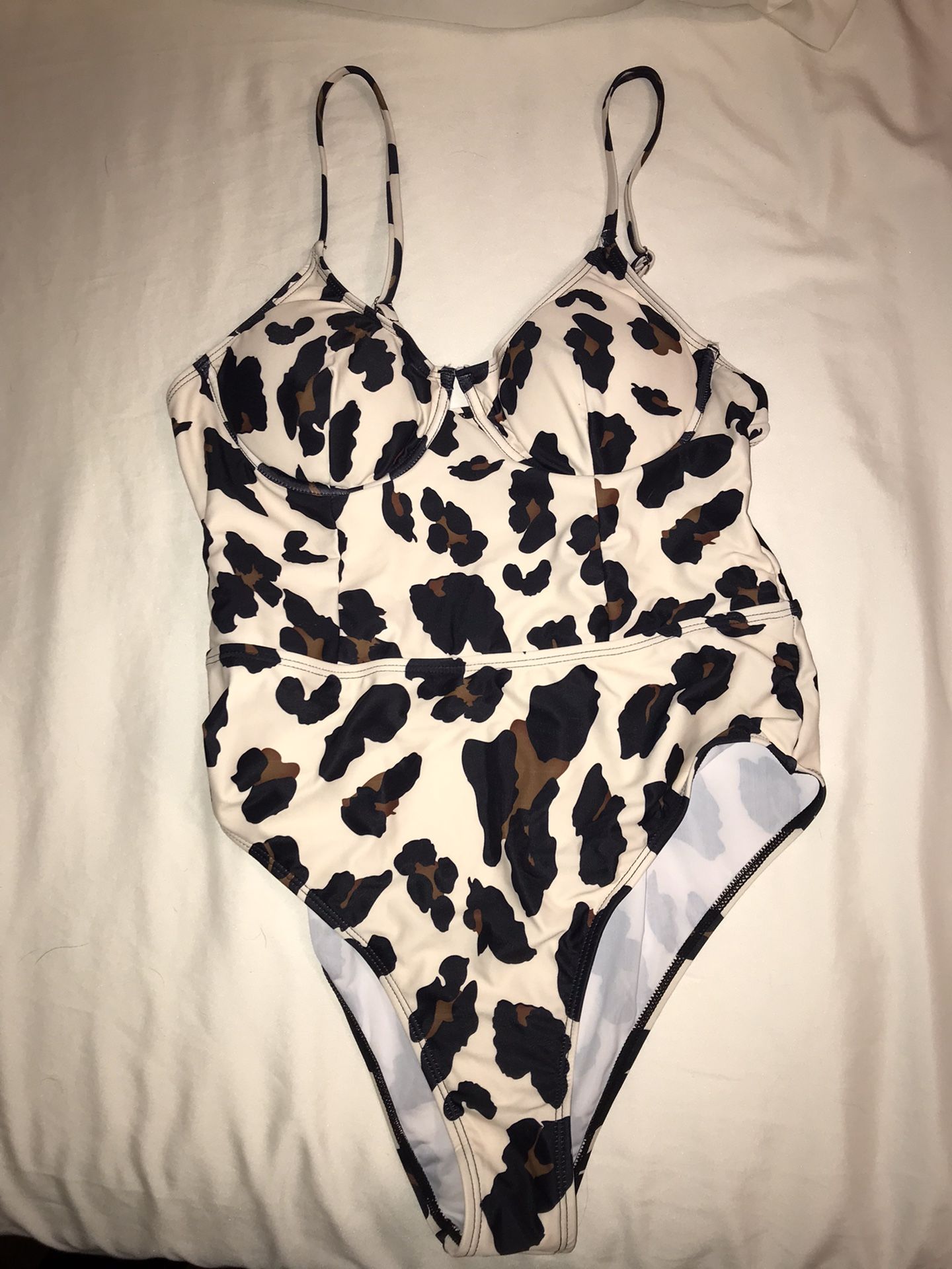 Leopard One Piece Bathing Suit