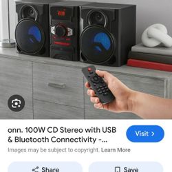 CD,  Stereo,   System ....onn