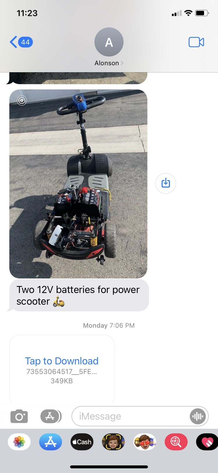 Power Scooter Batteries 