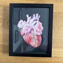 Framed Wall Art Prints Punk Goth Pastel Cute Abstract