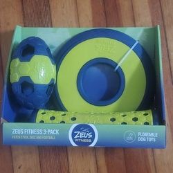 Zues Fitness 3 Pack Floatable Dog Toys 