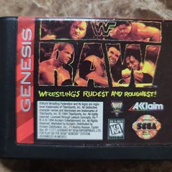 WWF RAW Sega Genesis 