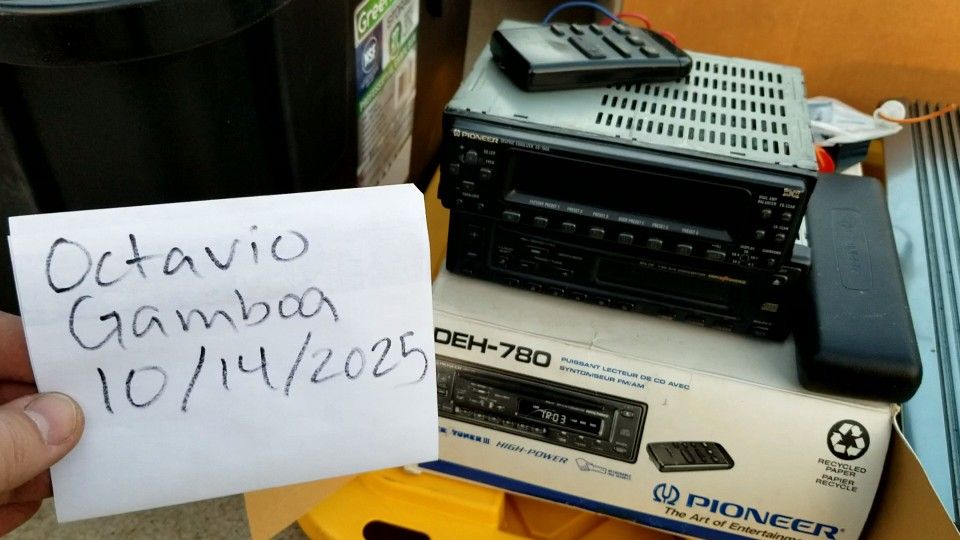 Pioneer Old School Stereo And Equalizer EQ