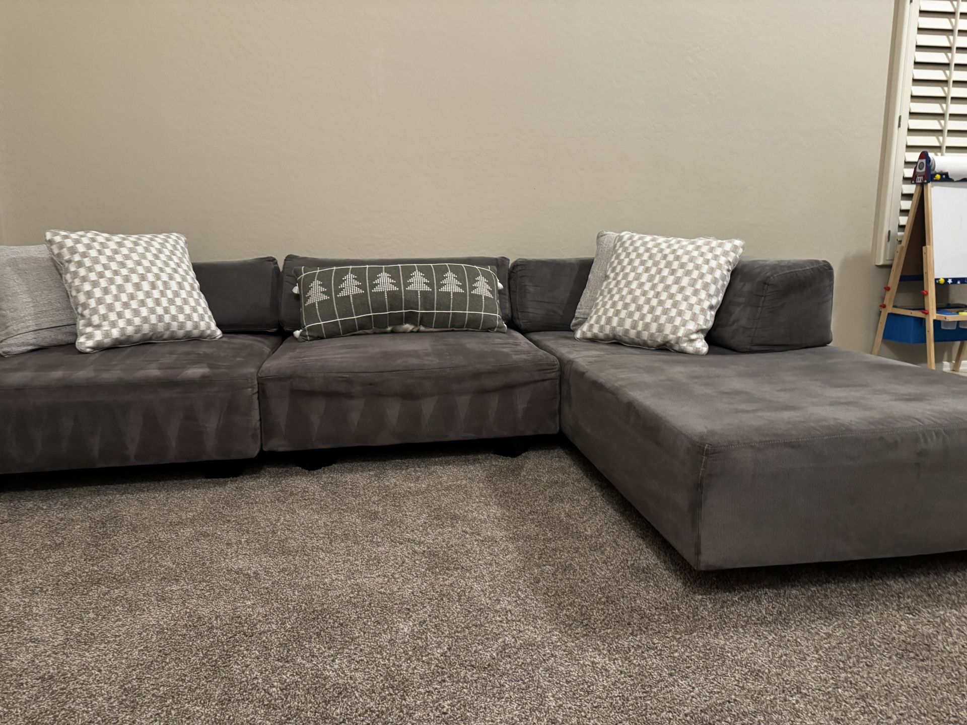 Grey Couch Sectional