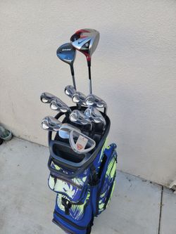 Nike VRS COVERT & Machspeed Golf Club Set Right Handed W/Ogio Stand Bag
