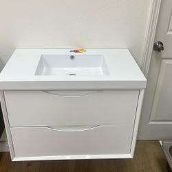 30 Inches Floating Vanity