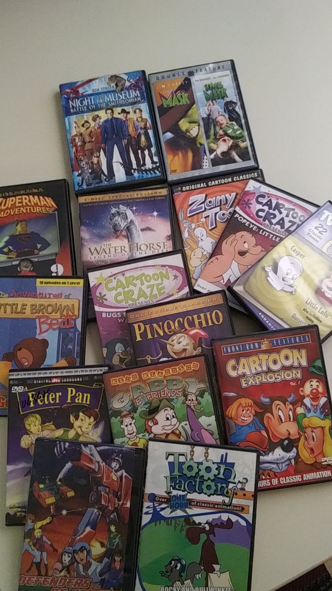 15 Children's assorted DVD movies
