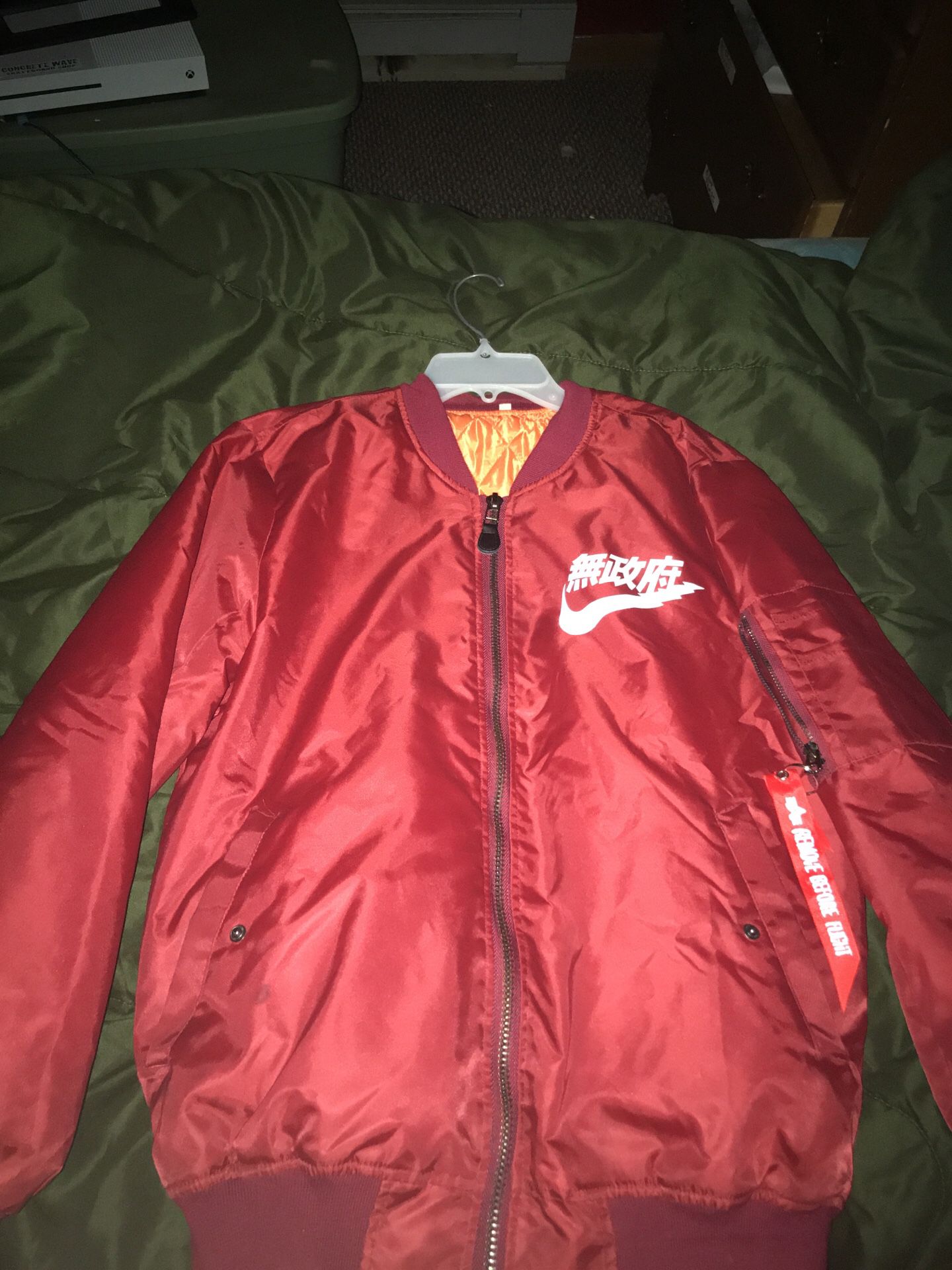 Bloquear grava Terraplén Nike kanji bomber jacket for Sale in Worcester, MA - OfferUp