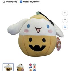 Cinnamon Roll Sanrio Squish mellow Halloween 