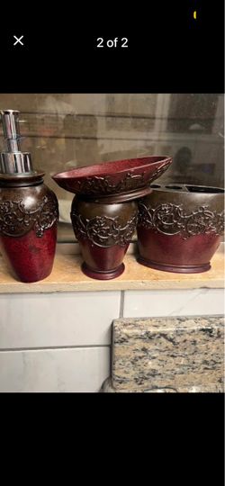 Bathroom set 12$