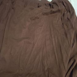 6 XL skirt brown