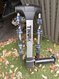 Thule 4-Bike Hitch Mount Bike Rack, Tilting, Ratchet Cradles